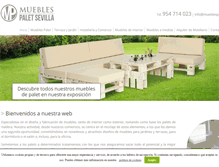 Tablet Screenshot of mueblespaletsevilla.com